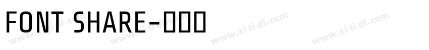FONT SHARE字体转换